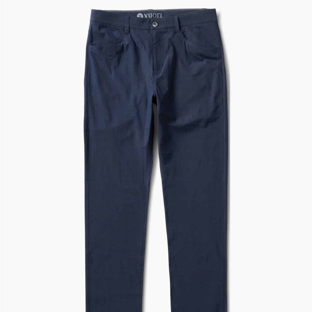 Men’s Vuori Meta athletic slim Pant size 36 length 34 color ink New with tags